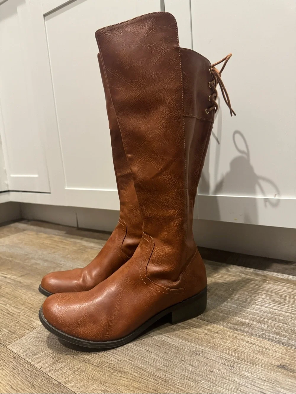 Women's Over-the-Knee Riding Boots in Chestnut